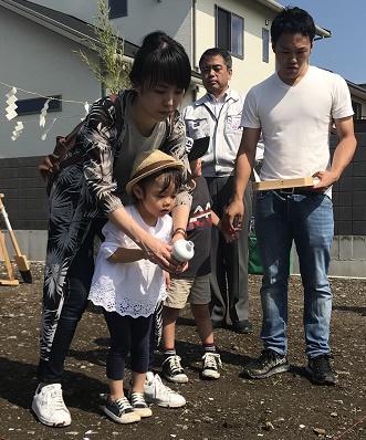 地鎮祭を行いました。 写真